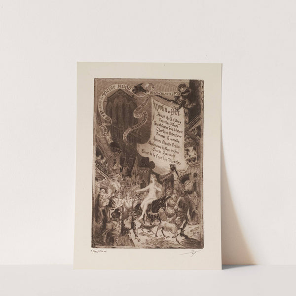 Dîner du Moulin à Sel, le 12 juin 1908, sous la présidence de Victor Hugo by Anomymous