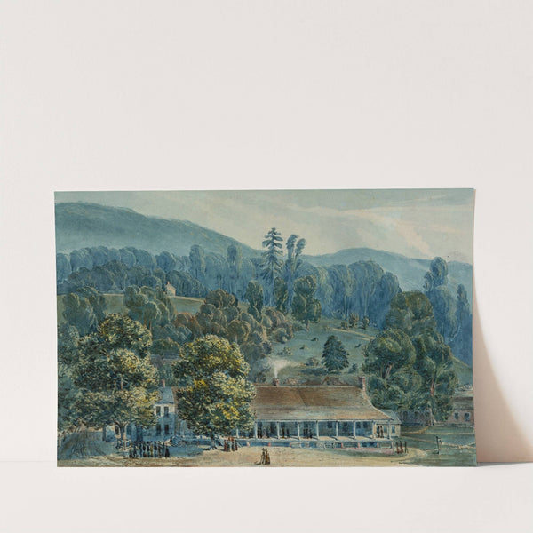 Dining Room and Stage Offices at White Sulphur Springs by John Hazelhurst Boneval Latrobe