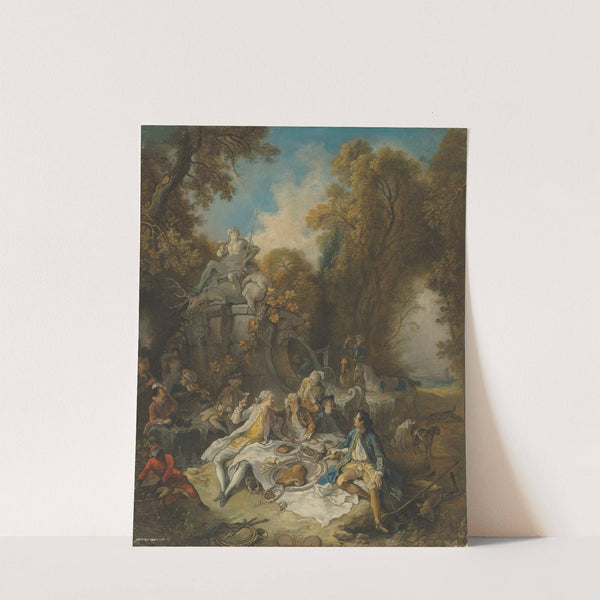 Dinner after the hunt by Jacques de Lajoüe