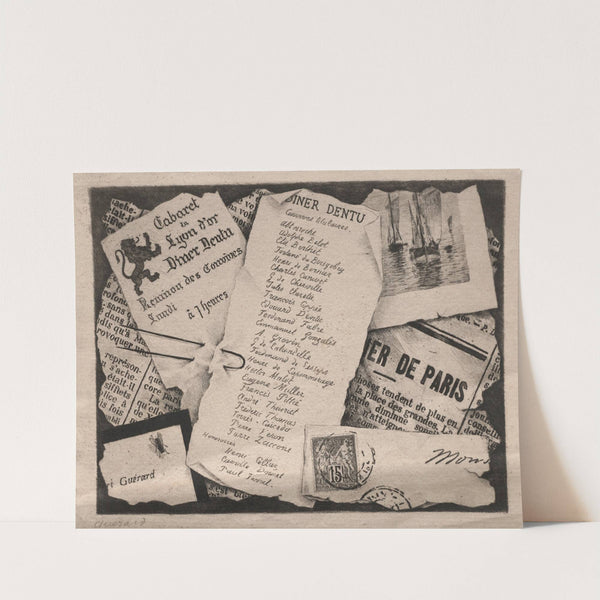 Dinner Invitation (c. 1882) by Henri-Charles Guérard