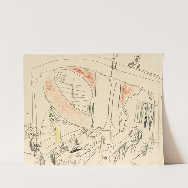 Dinnerparty by Ernst Ludwig Kirchner