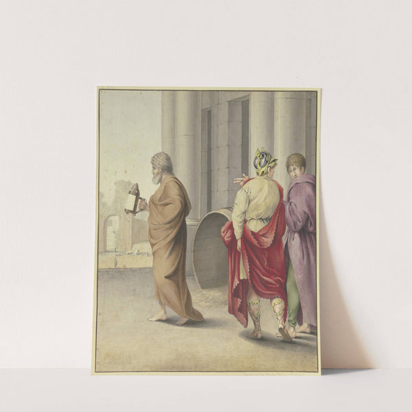 Diogenes looking for people by Carl Friedrich Wendelstadt