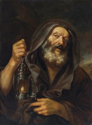 Diogenes With His Lantern, In Search Of An Honest Man