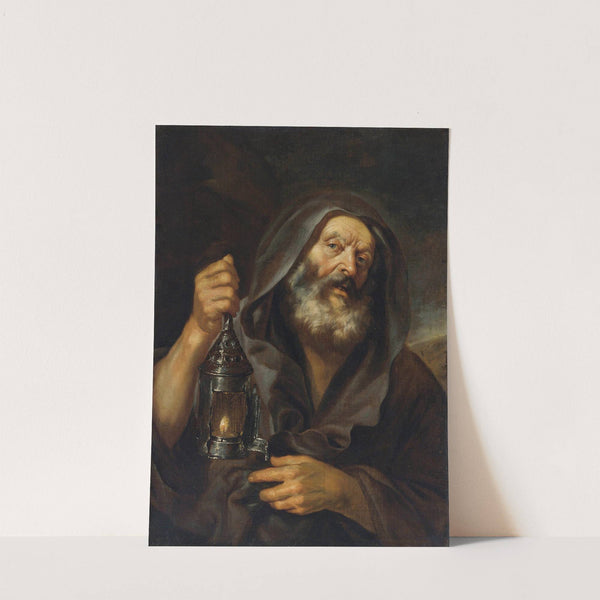 Diogenes With His Lantern, In Search Of An Honest Man by Mattia Preti