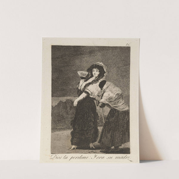 Dios la perdone; Y era su madre. (For heaven’s sake; and it was her mother.) (1796-1797) by Francisco de Goya