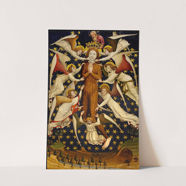 Diptych from the Winterfeld family foundation left wing, obverse, Maria lactans and Christ as Vir Do by Anonymous