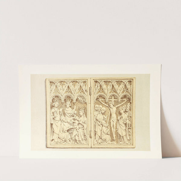 Diptych in Carved Ivory representing the Adoration of the Magi and the Crucifixion by John Charles Robinson