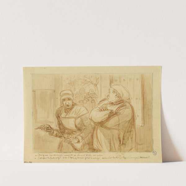 'Dire qu'avec c'que ces vieux-là mangent' by Jules-Jean-Antoine Baric