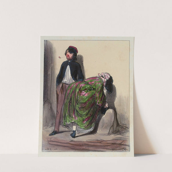 Dis donc, Charles, Paul a donc connu Sophie. (1839-1841) by Paul Gavarni