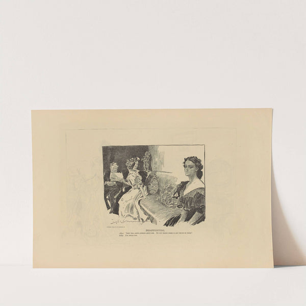 Disappointing (1893-1900) by Charles Dana Gibson