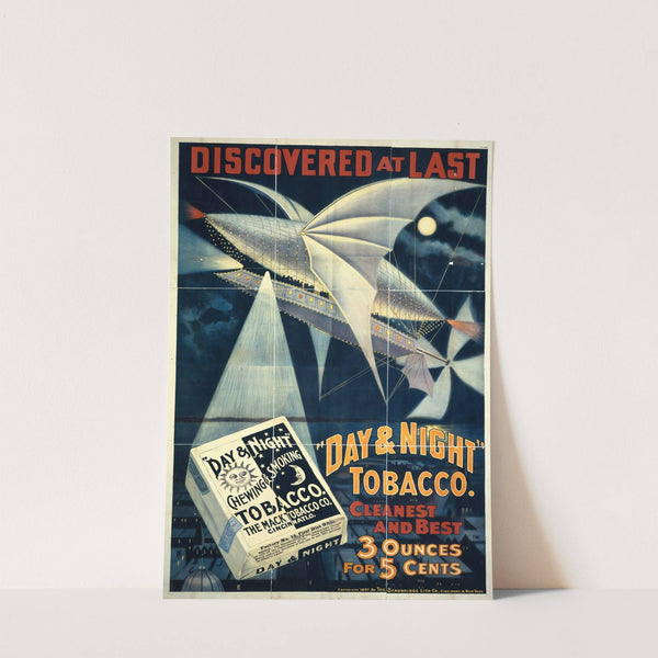 Discovered at last ‘Day and night tobacco’ (1897) by Strobridge & Co. Lith.