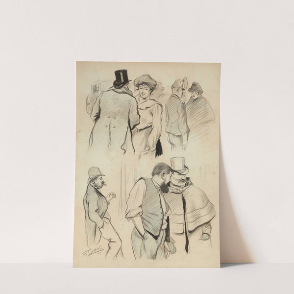 Discussions dans la rue (1904) by Fernand Louis Gottlob