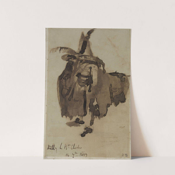 Disparecer sobre capa y sombrero (1849) by Victor Hugo