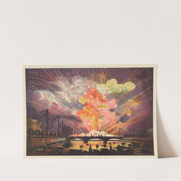 Display of Fireworks on the Seine, Paris by John Howard Appleton
