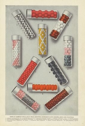 Display samples only, Lilly Pills