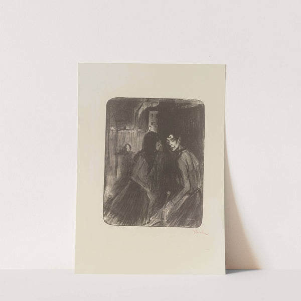 Dispute de filles (1895) by Théophile Alexandre Steinlen