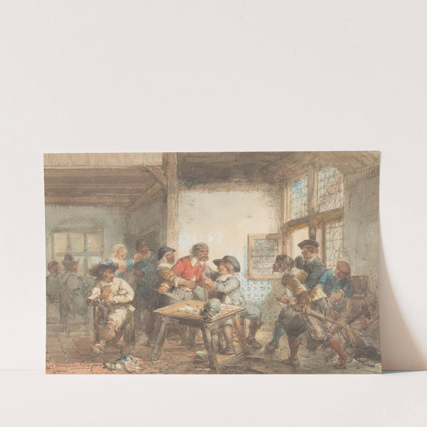Dispute In The Tavern by Herman Frederik Carel Ten Kate