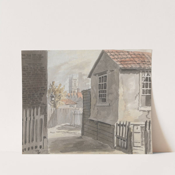 Distant View of Church by James Miller