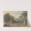 Distant View of Cuidad Rodrigo from Oak Wood near the Village Espeja March 1811 (1811) by Charles Turner