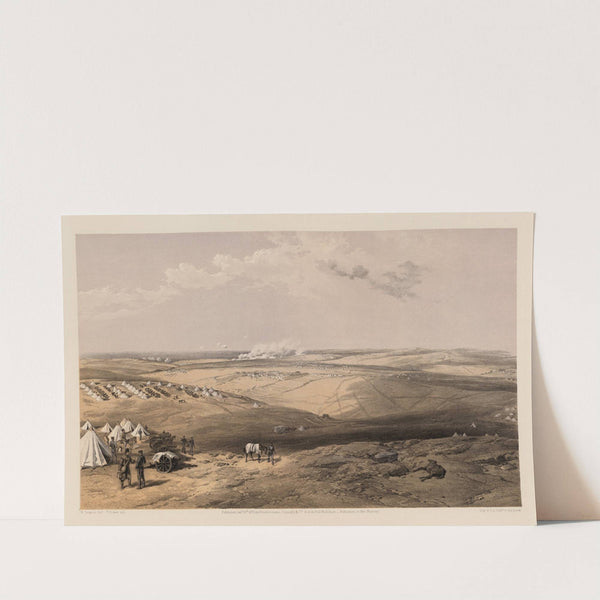 Distant view of Lord Raglan’s head quarters before Sebastopol (1855) by William Simpson