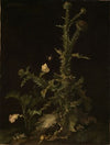 Distel mit verschiedenen Tieren