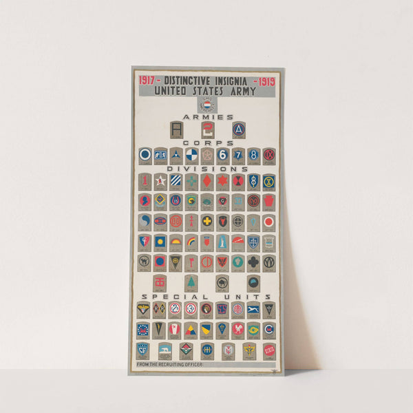 Distinctive insignia, United States Army, 1917-1919 (1920) by Engineer Reproduction Plant
