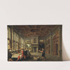 Distinguished Dinner Company in an Interior by Dirck Van Delen