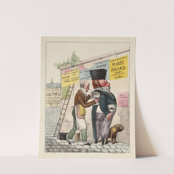 Distraction d’un Afficheur by Pierre Langlumé