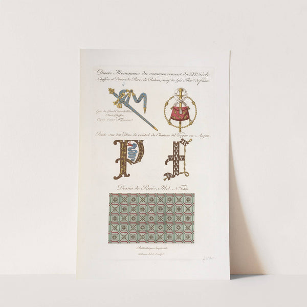 Divers monumens du commencement du XVIe. siècle by Nicolas Xavier Willemin