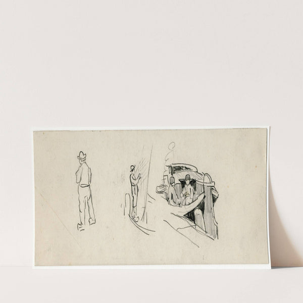 Diverse figuurtjes by Adolf le Comte