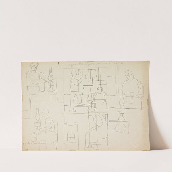 Diverse interieurcomposities (1938) by Jean Brusselmans