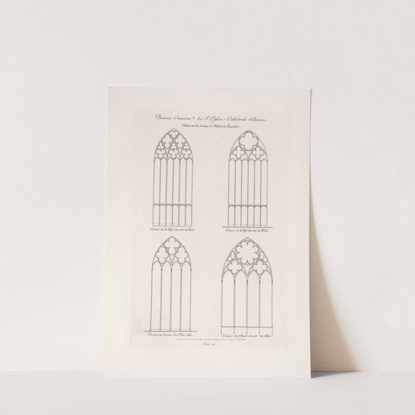 Diverses croisées de l'église cathédrale d'Amiens, baties sur les dessins de Robert de Lusarches. by Nicolas Xavier Willemin