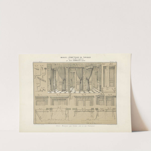 Diverses mécaniques pour portières avec ou sans embrasures. by Jules Verdellet