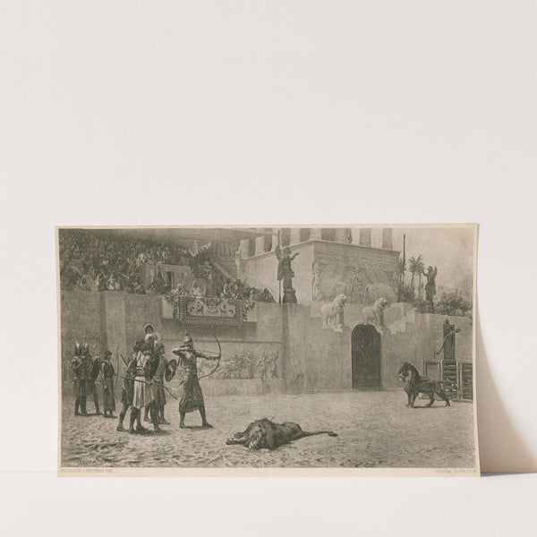 Diversion of an Assyrian king (1883) by Frederick Arthur Bridgman