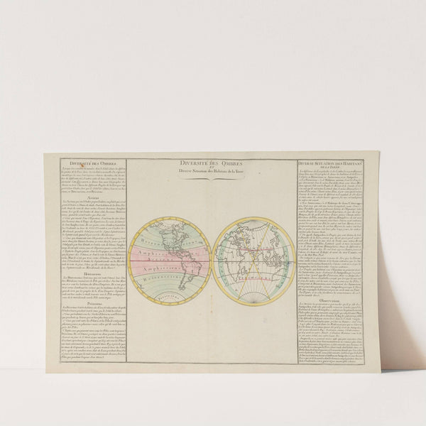 Diversité des ombres et diverse situation des habitans de la teree (1793) by Claude Buy de Mornas