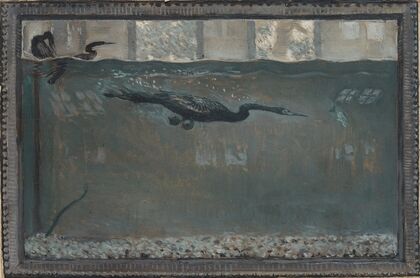 Diving Cormorant (1900)