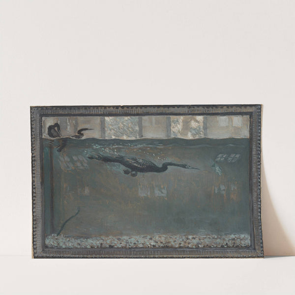 Diving Cormorant (1900) by Otto Henry Bacher