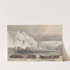 Division of Sledges passing Cape Lady Franklin; Extraordinary masses of ice pressed against the North Shore of Bathurst Land by Walter William May