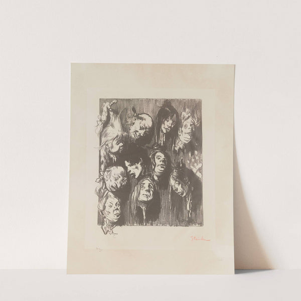 Dix assassinats pour un sou (1897) by Théophile Alexandre Steinlen