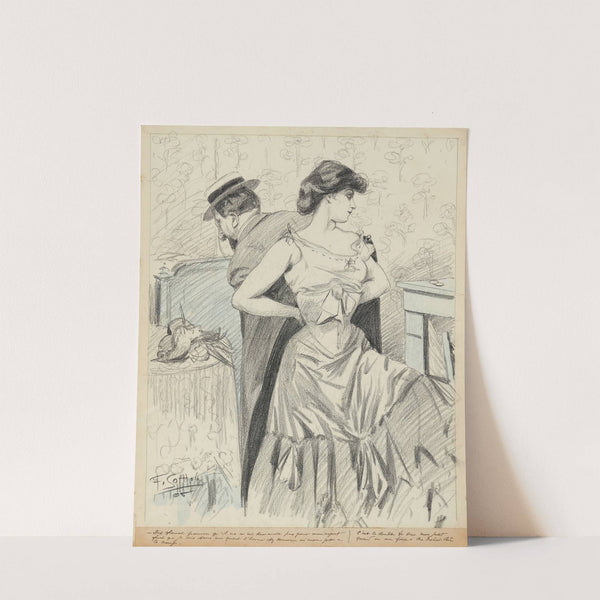 Dix francs, pourvu qu’il ne m’en demande pas pour mon argent. Faut que je sois dans un quart d’heure chez Maman où mon (1906) by Fernand Louis Gottlob