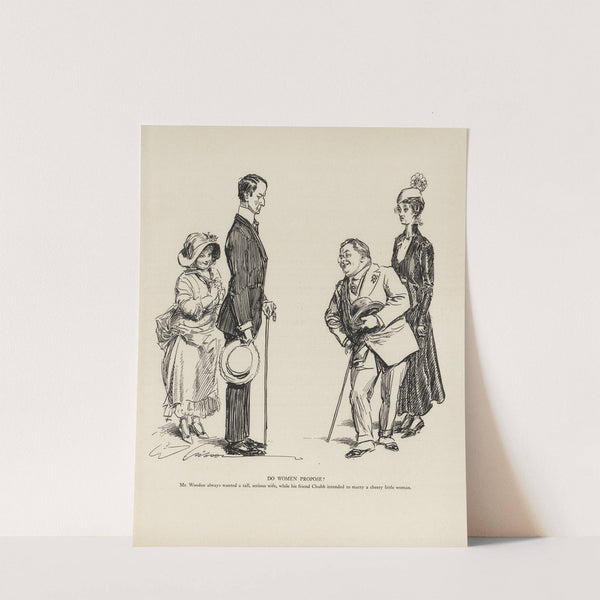 Do women propose (1916) by Charles Dana Gibson