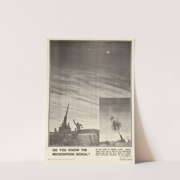 Do You Know the Recognition Signal by H. R. Millar