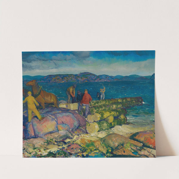 Dock Builders by George Wesley Bellows