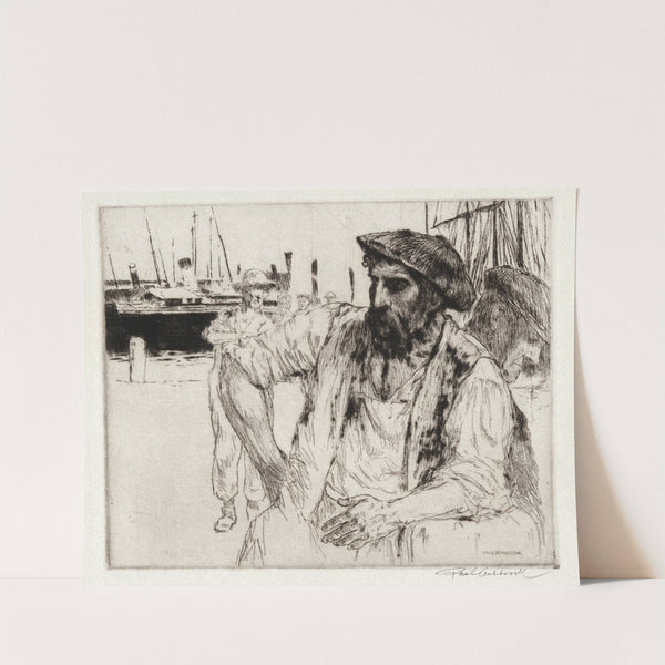 Dockworker, Caen by Paul Ashbrook