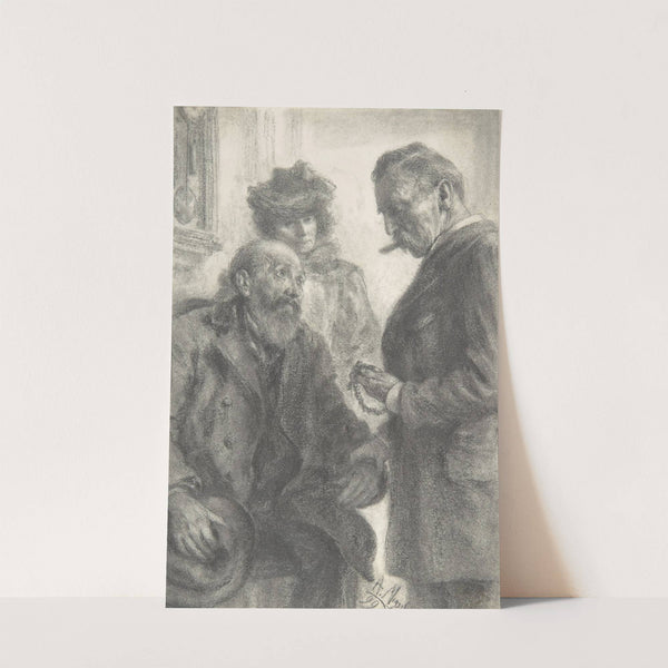 Doctor and Patient (1899) by Adolph von Menzel