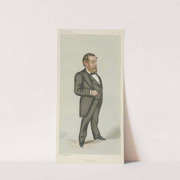 Doctors and Scientists. ‘Astronomy’. Mr. Richard Anthony Proctor. 3 March 1883 (1883) by Leslie Matthew Ward