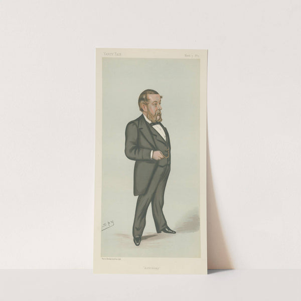 Doctors and Scientists; ‘Astronomy’, Mr. Richard Anthony Proctor, March 3, 1883 (1883) by Leslie Matthew Ward