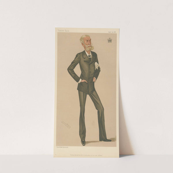 Doctors and Scientists. ‘He has devoted his life to husbandry, and has nine children’. The Earl Cathart. 14 April 1888 (1888) by Leslie Matthew Ward