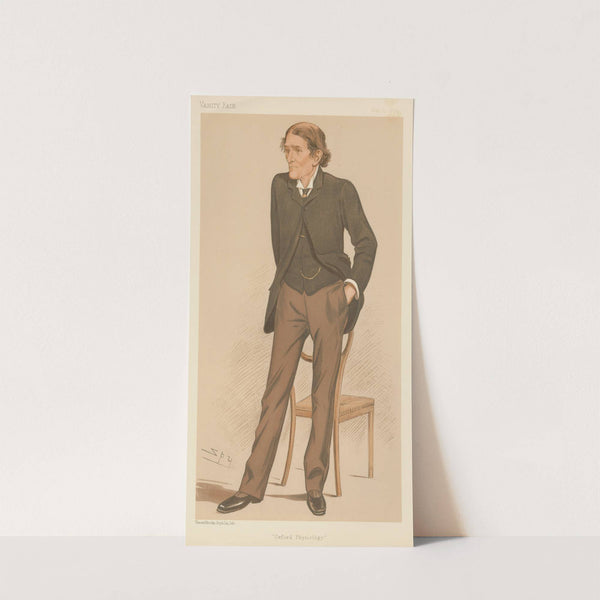 Doctors and Scientists. ‘Oxford Physiology’. Dr. John Scott Burdon on Sanderson. 17 May 1894 (1894) by Leslie Matthew Ward