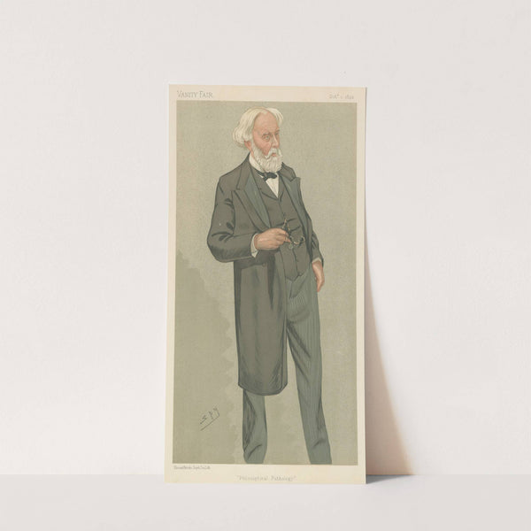 Doctors and Scientists. ‘Philosophical Pathology’. Dr. Samuel Wilks. 1 October 1892 (1892) by Leslie Matthew Ward